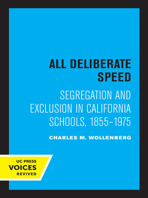 cover image of All Deliberate Speed